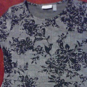 Place Black and grey girls dress